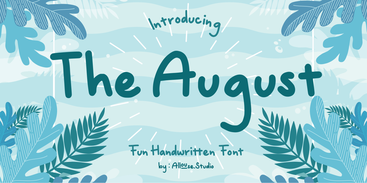 The August Font | Webfont & Desktop | MyFonts