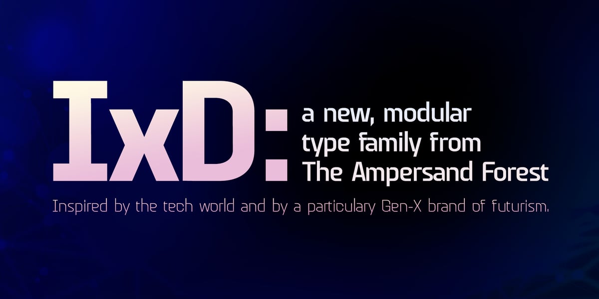 IxD Font | Webfont & Desktop | MyFonts