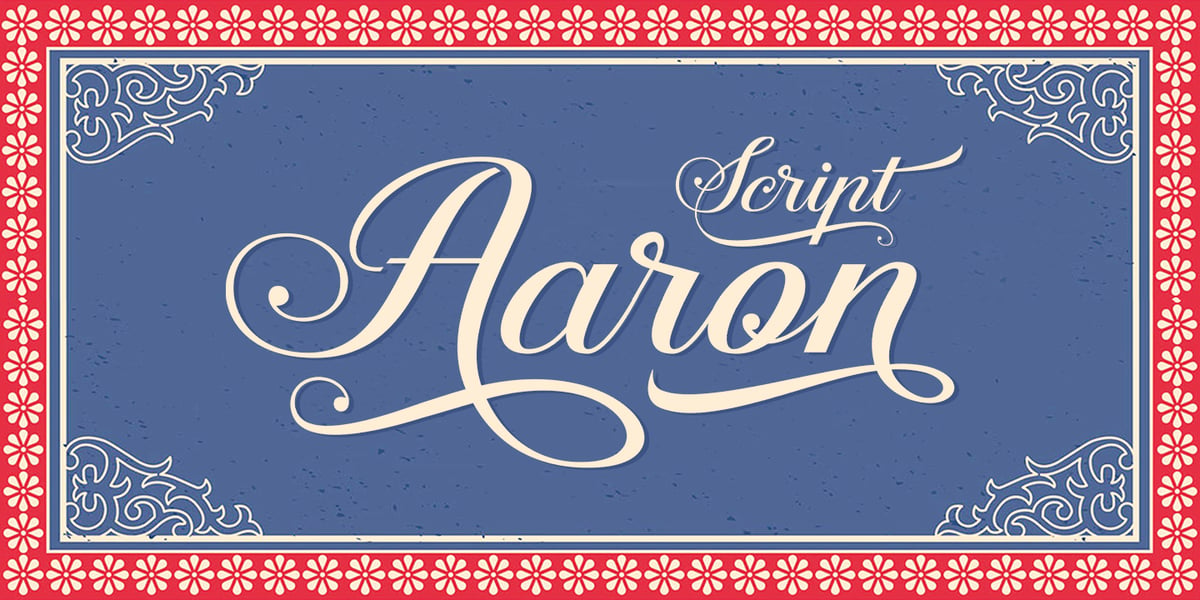Aaron Script Font | Webfont & Desktop | MyFonts