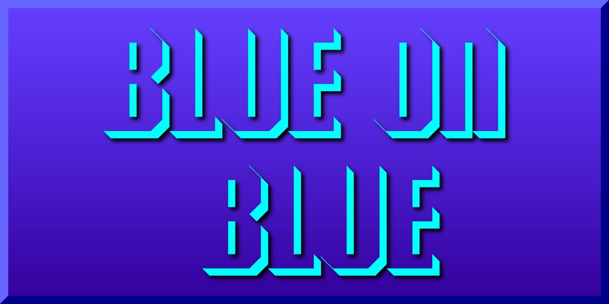 Blue On Blue Font | Webfont & Desktop | MyFonts