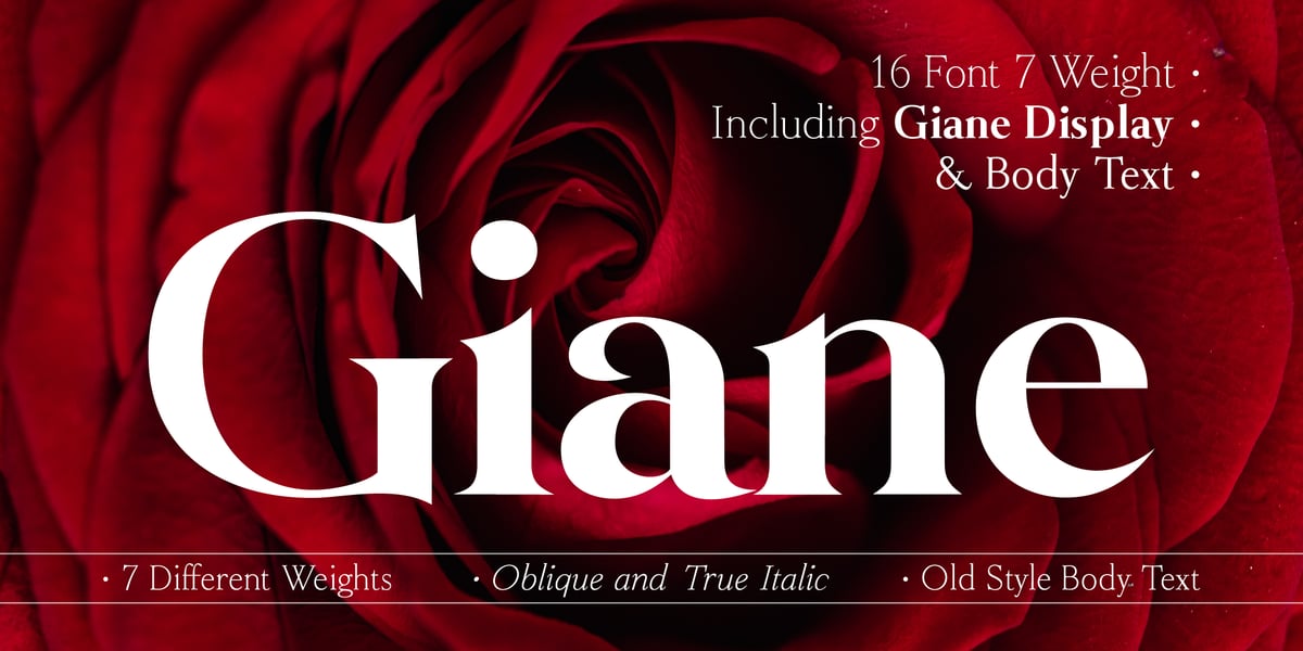 Giane Font | Webfont & Desktop | MyFonts