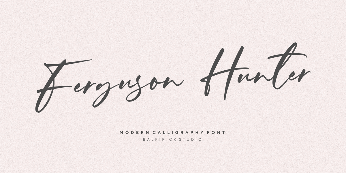 Ferguson Hunter Font | Webfont & Desktop | MyFonts