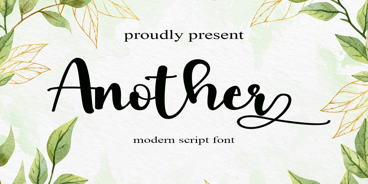 Another Font | Webfont & Desktop | MyFonts