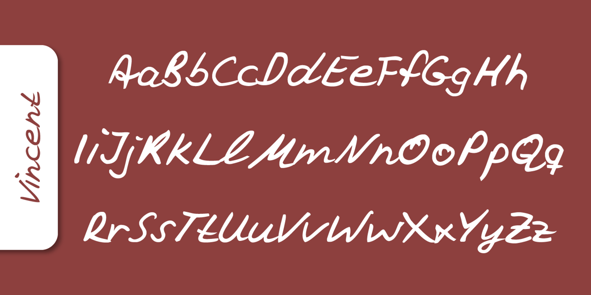 Vincent Lettering Vincent Handwriting Font | Webfont & Desktop | MyFonts