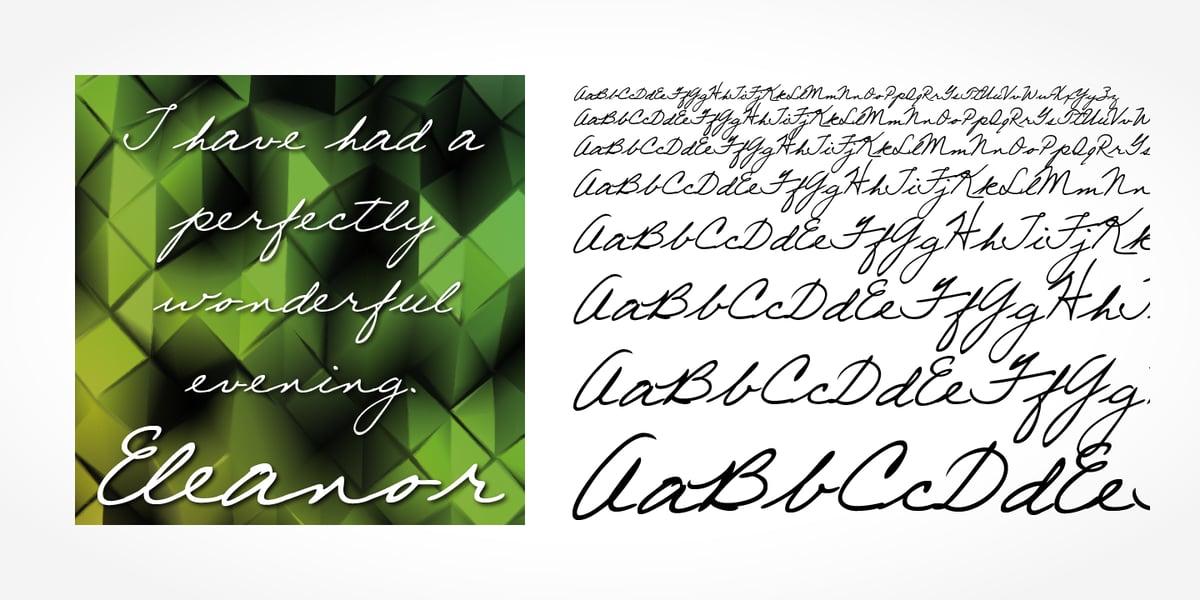 Eleanor Handwriting Fuente | Webfont & Desktop | MyFonts