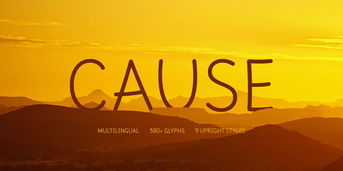Cause Font | Webfont & Desktop | MyFonts