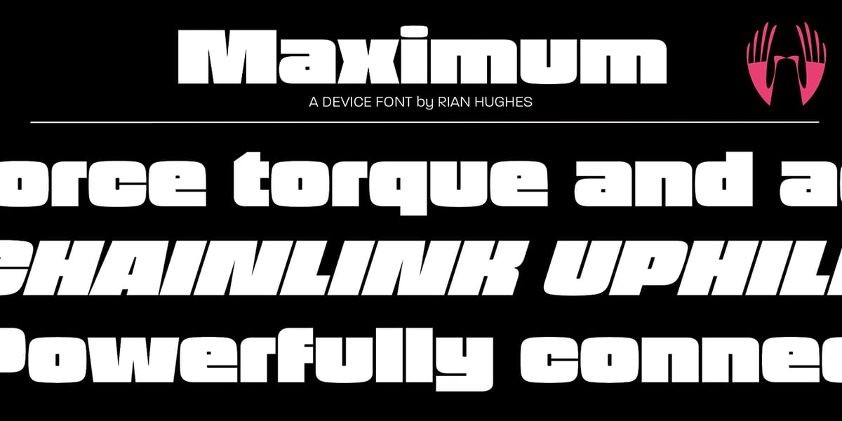 Max Font Maximum Font | Webfont & Desktop | MyFonts