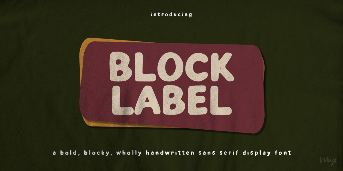 Block Label Font | Webfont & Desktop | MyFonts