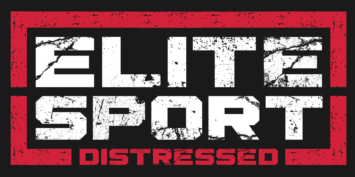 Elite Sport Distressed Font | Webfont & Desktop | MyFonts