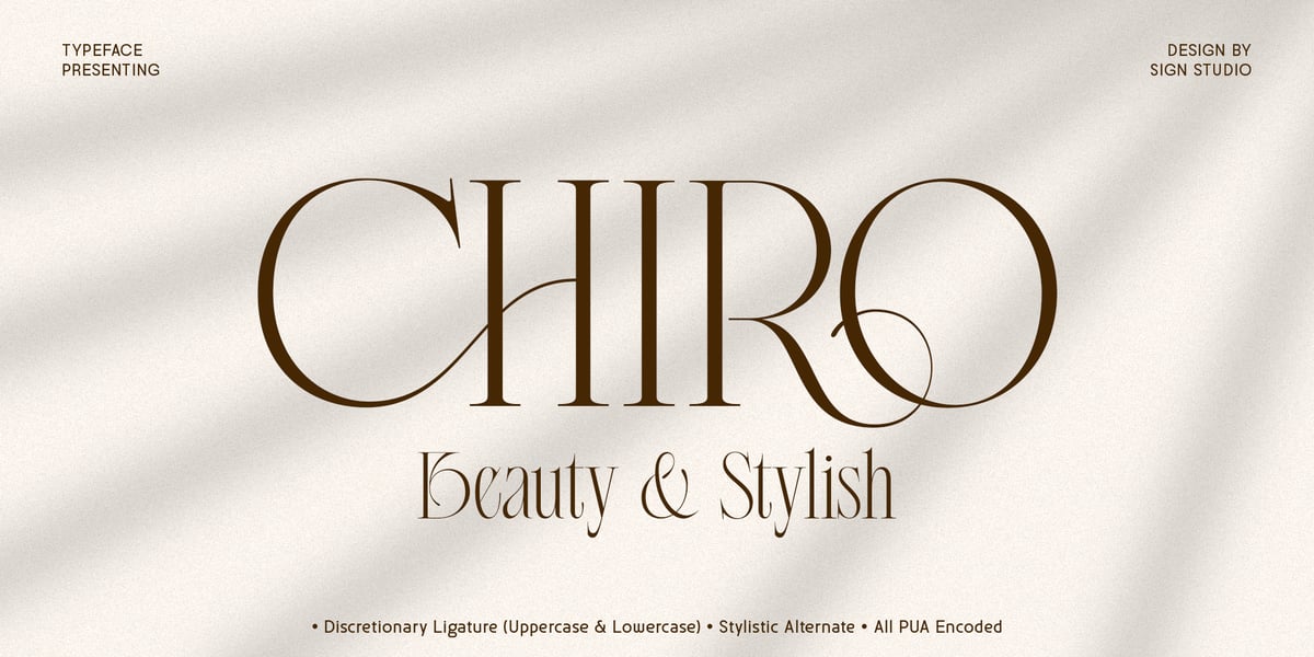 Chiro Font | Webfont & Desktop | MyFonts