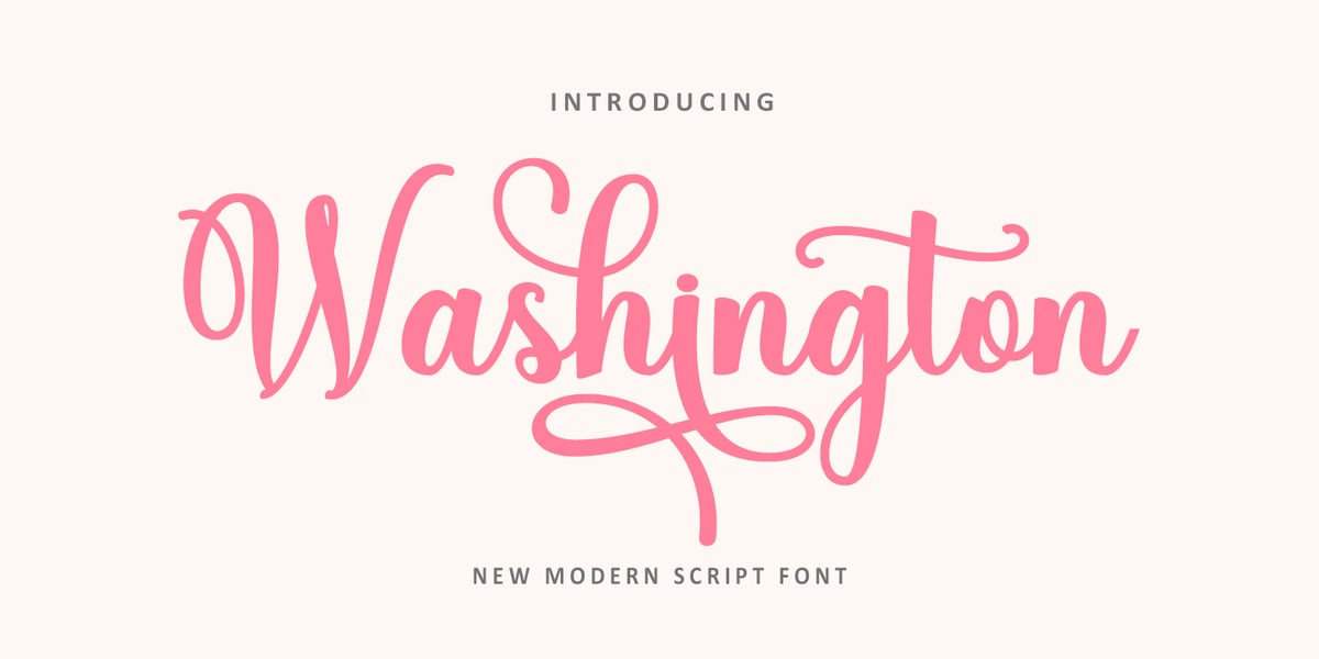 Washington Script Example Washington Script Font | Webfont & Desktop | MyFonts
