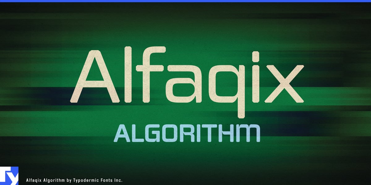 Alfaqix Algorithm Font | Webfont & Desktop | MyFonts
