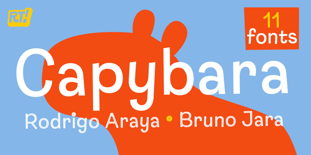 Capybara Lettering Capybara Font | Webfont & Desktop | MyFonts