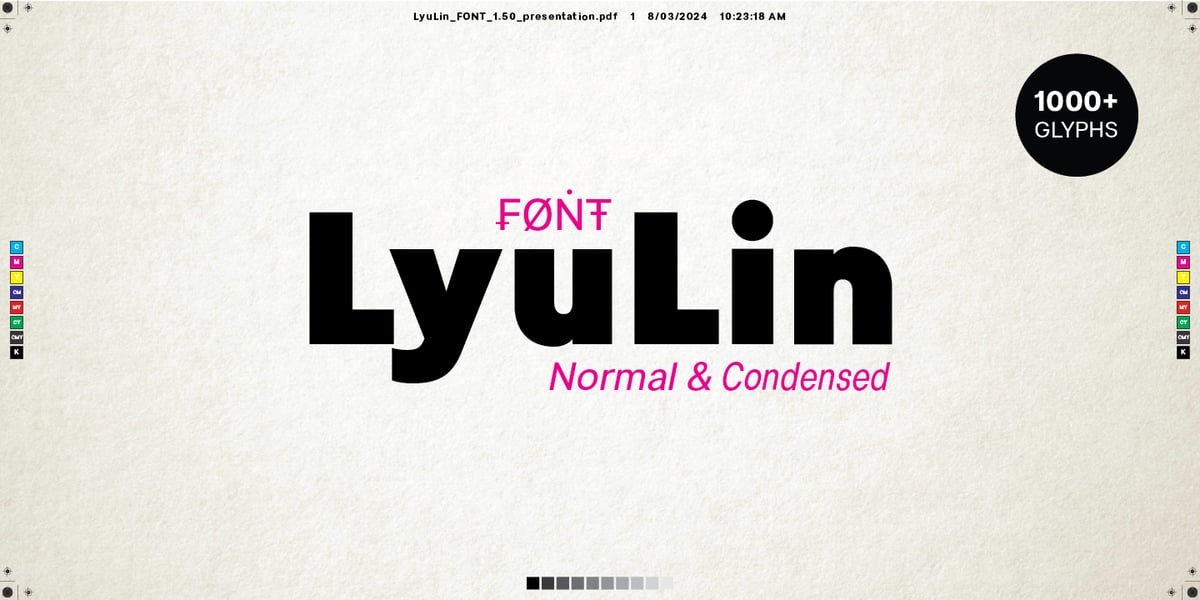 Lyn Font Layout Lyu Lin Font | Webfont & Desktop | MyFonts