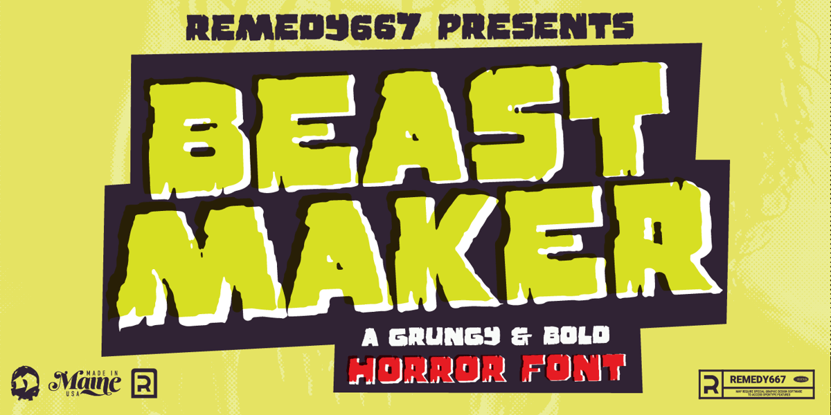 Beast Maker Font | Webfont & Desktop | MyFonts