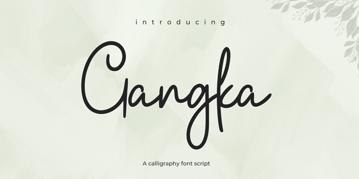 Ganda Lettering Design Gangka Font | Webfont & Desktop | MyFonts