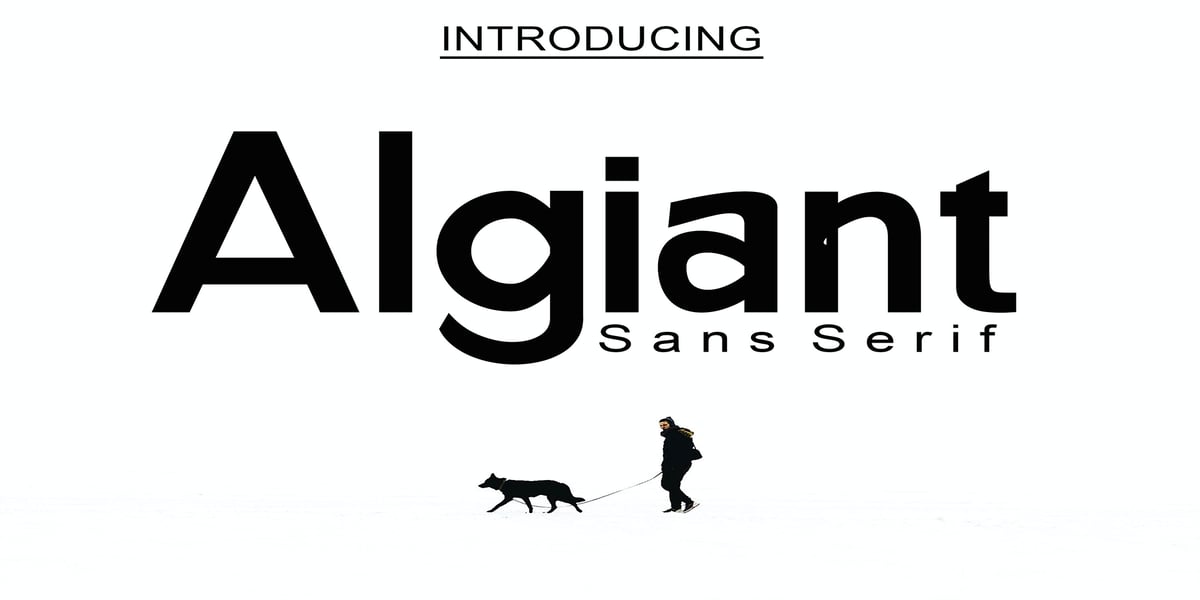 Algiant Font | Webfont & Desktop | MyFonts