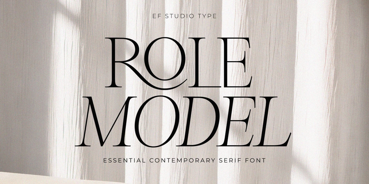 Modeling Font Role Model Font | Webfont & Desktop | MyFonts