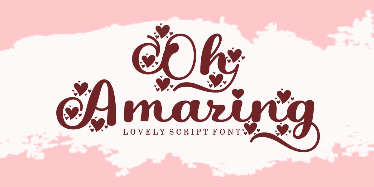 Oh Amazing Script Font | Webfont & Desktop | MyFonts
