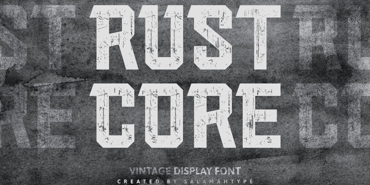 Rust Typefaces Rust Core Font | Webfont & Desktop | MyFonts