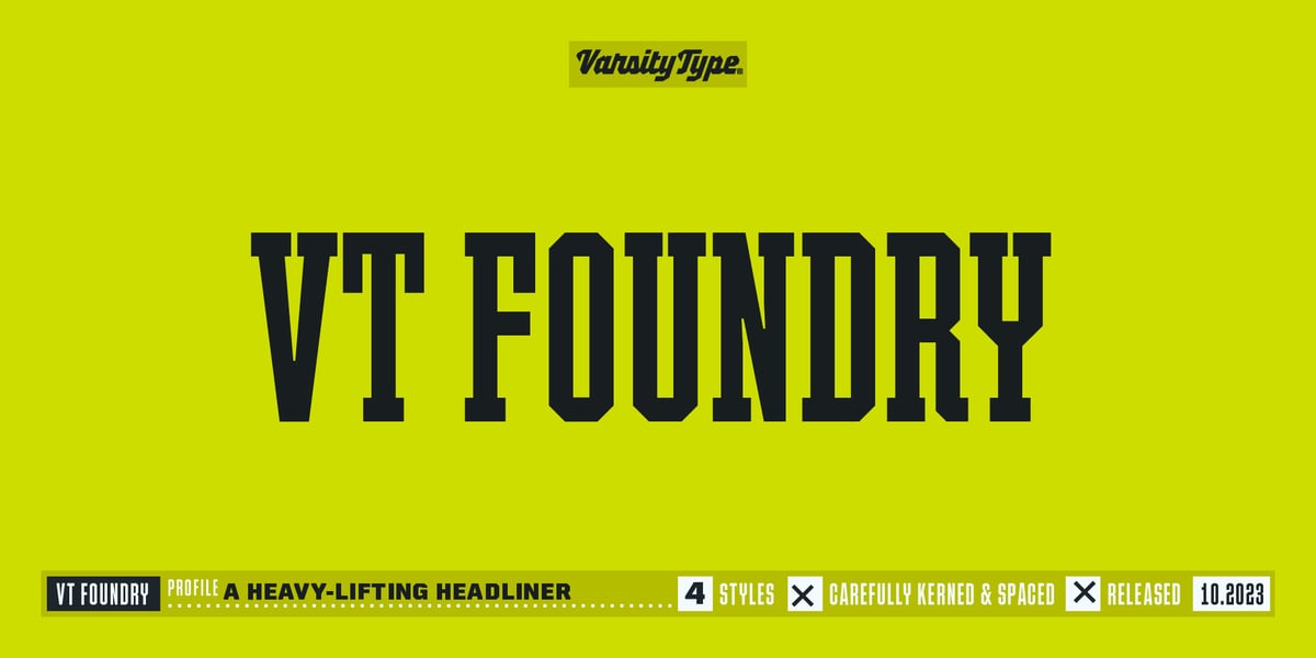 VT Foundry Font | Webfont & Desktop | MyFonts