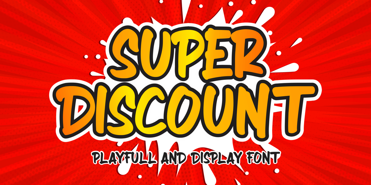 Super Discount Font | Webfont & Desktop | MyFonts