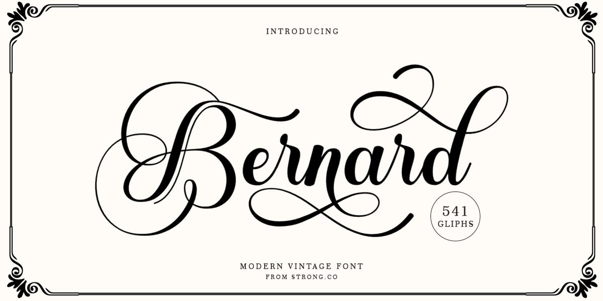 Bernard Script Font | Webfont & Desktop | MyFonts