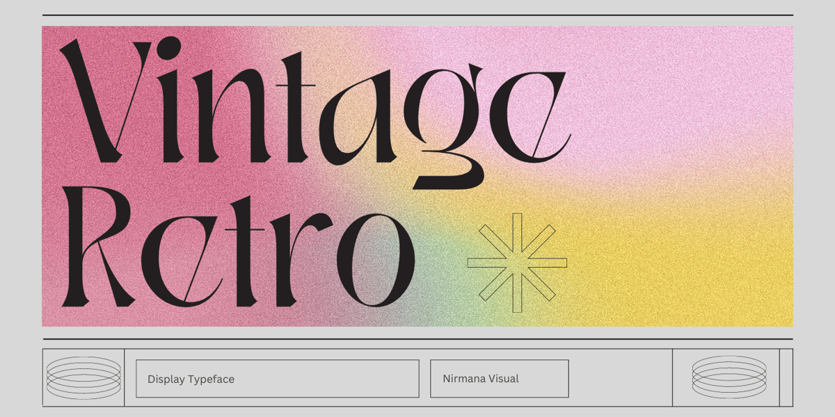 Vintage Retro Font | Webfont & Desktop | MyFonts
