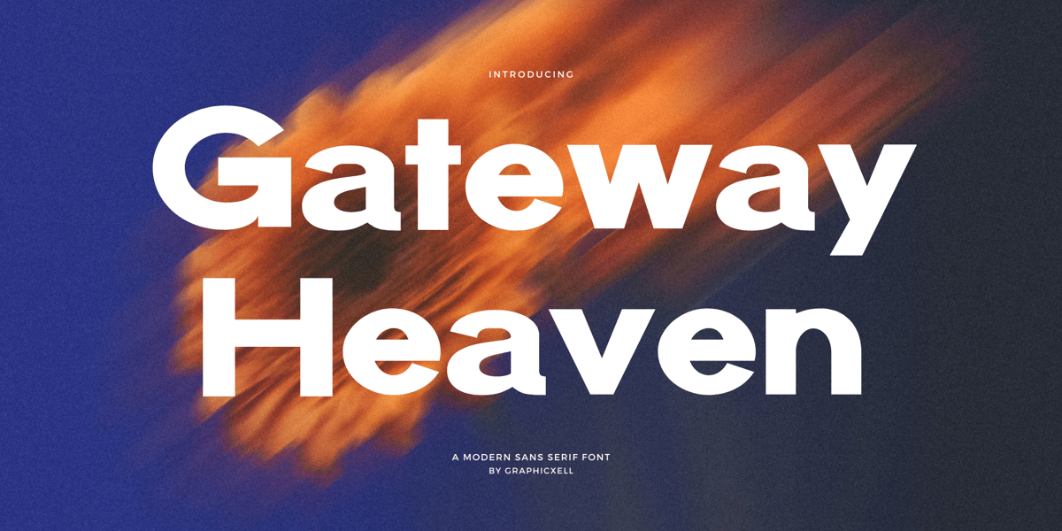 Gateway Heaven Font | Webfont & Desktop | MyFonts