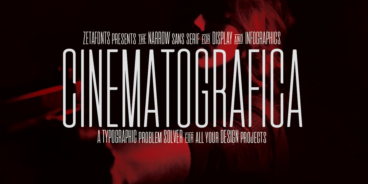 Cinematografica Font | Webfont & Desktop | MyFonts