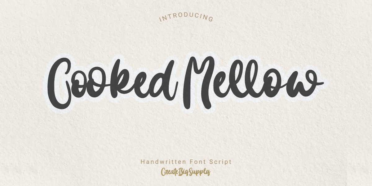Cooked Mellow Font | Webfont & Desktop | MyFonts
