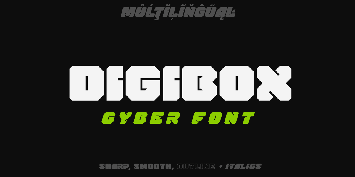 Digibox Font | Webfont & Desktop | MyFonts