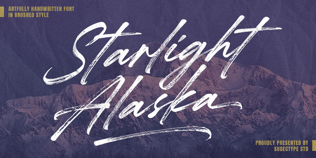 Starlight Alaska Font | Webfont & Desktop | MyFonts