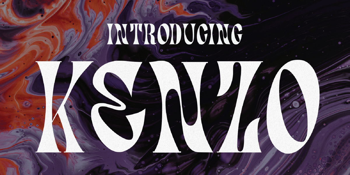 Kenz Font Kenzo Font | Webfont & Desktop | MyFonts