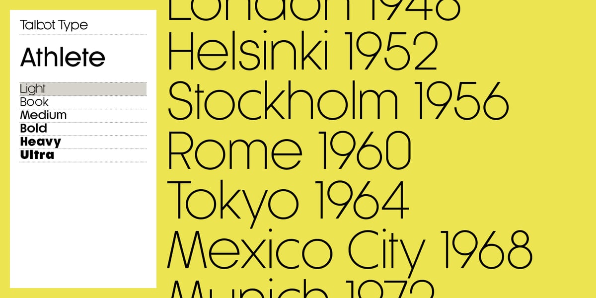 Athlete Font | Webfont & Desktop | MyFonts