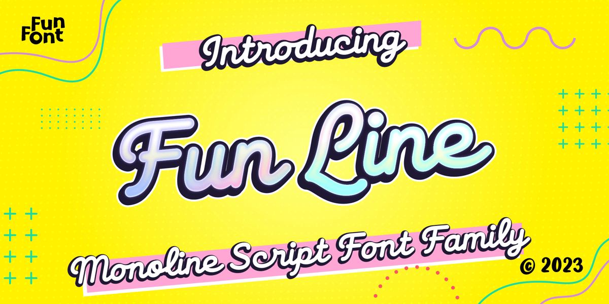 Fun Line Font | Webfont & Desktop | MyFonts