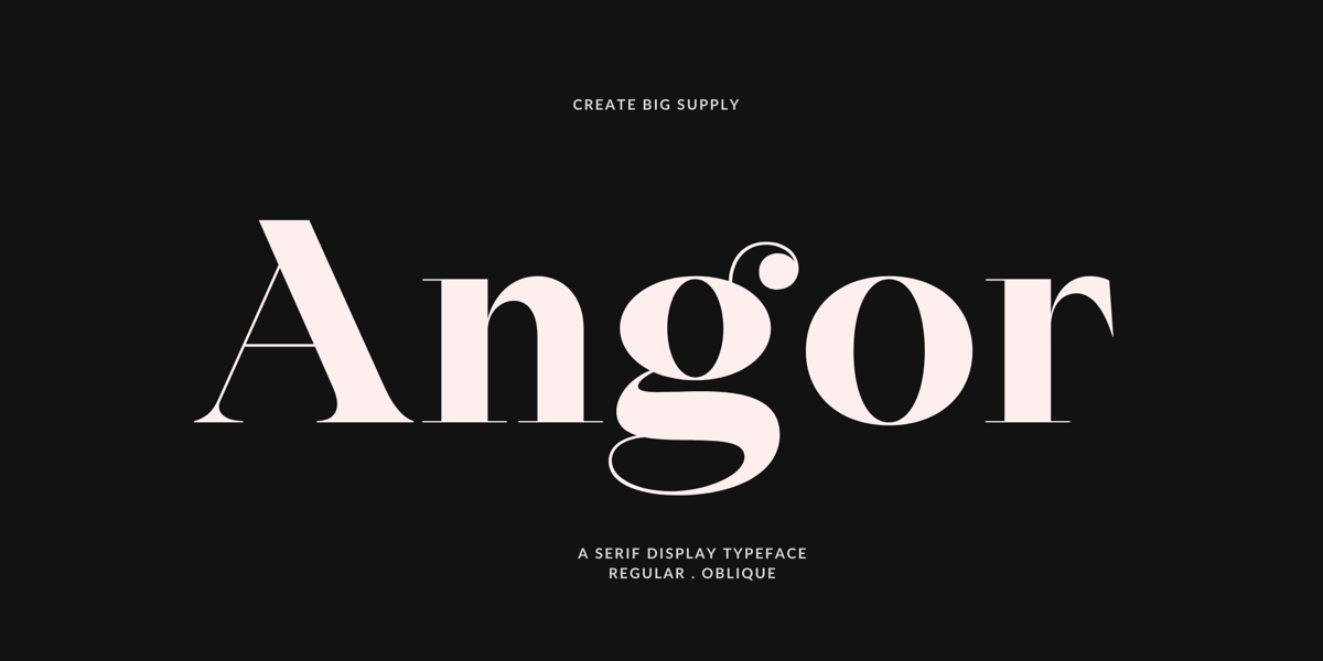 Angor Font | Webfont & Desktop | MyFonts