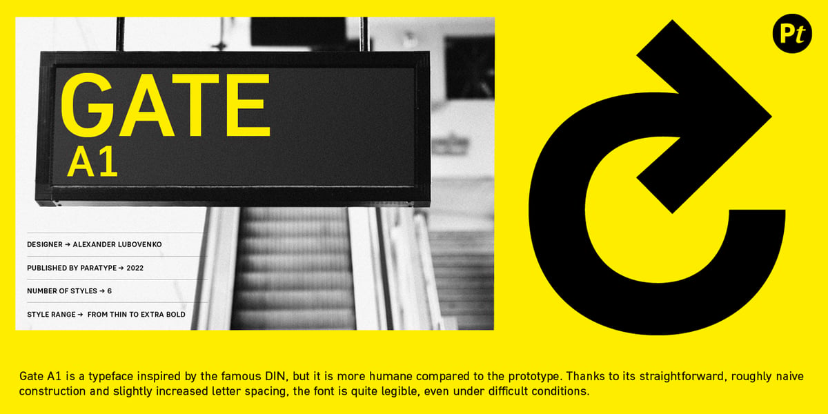 Gate A1 Font | Webfont & Desktop | MyFonts