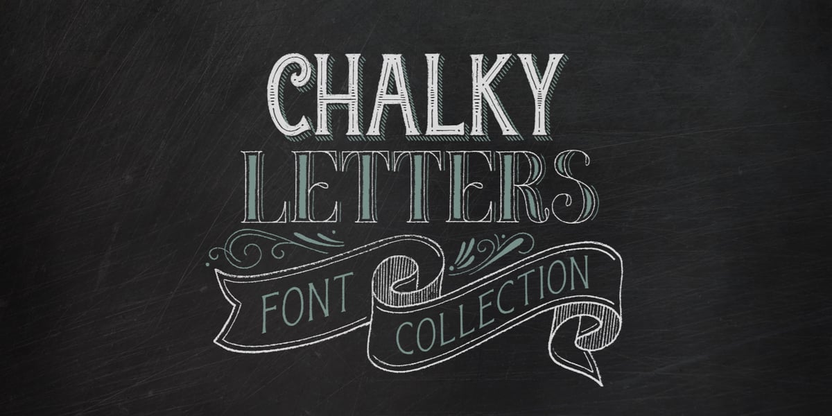 Chalky Letters Label Deco1 Font | Webfont & Desktop | MyFonts