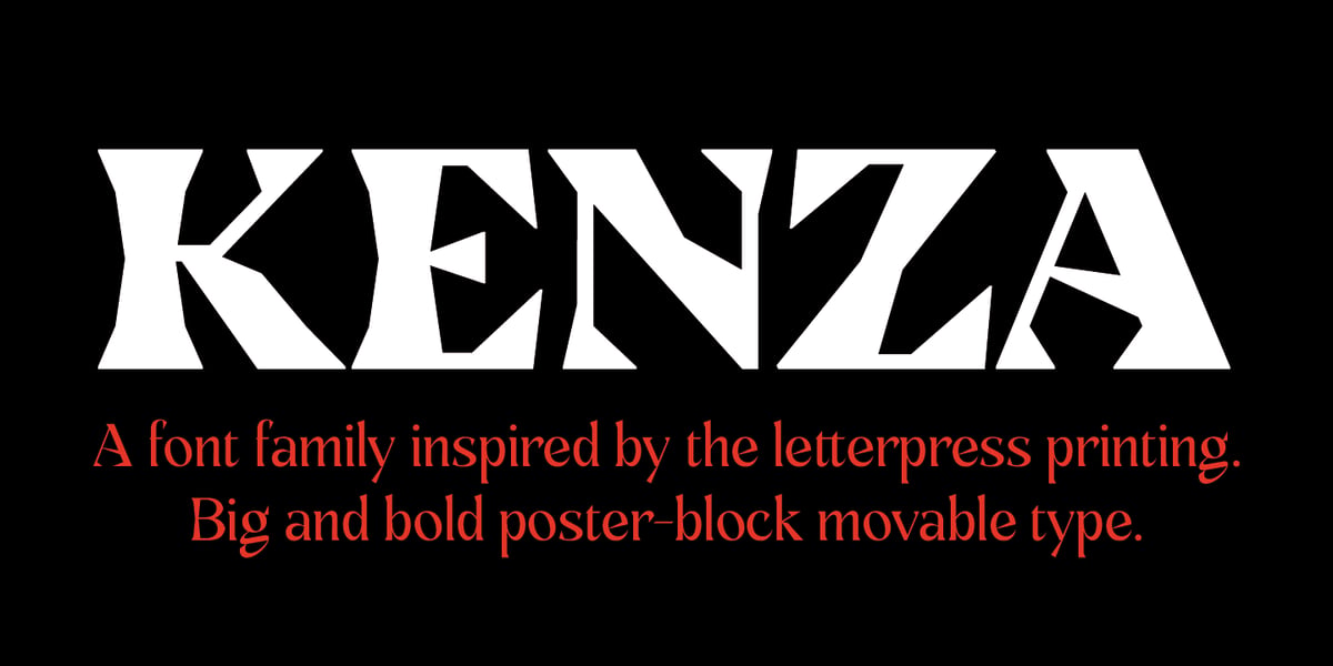 Kenz Font Kenza Font | Webfont & Desktop | MyFonts