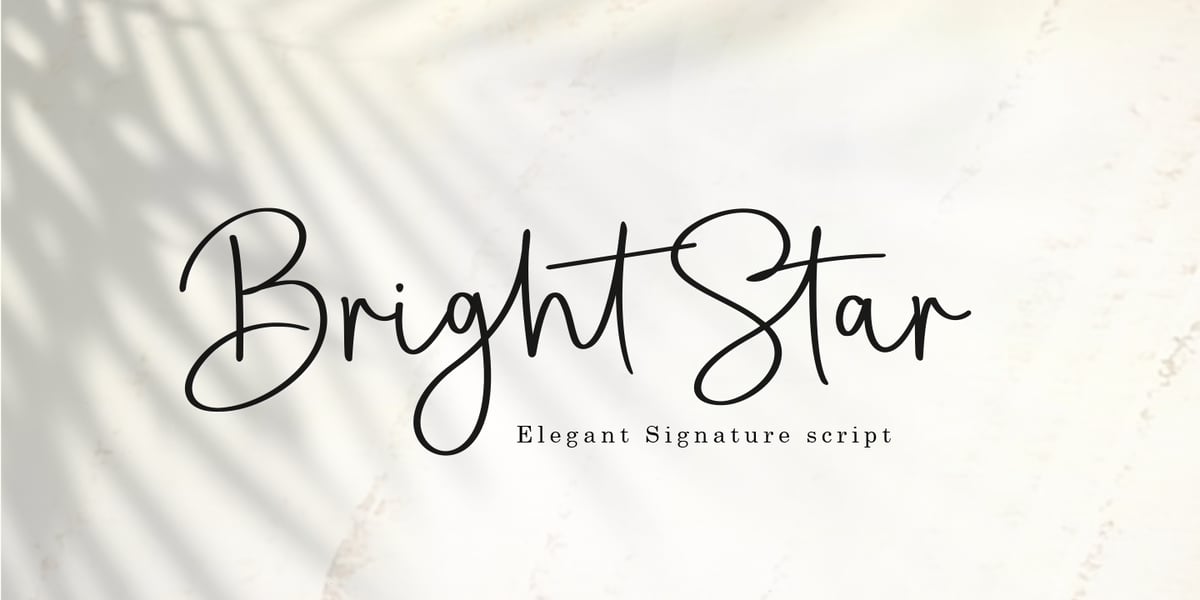 Bright Star Script Font | Webfont & Desktop | MyFonts