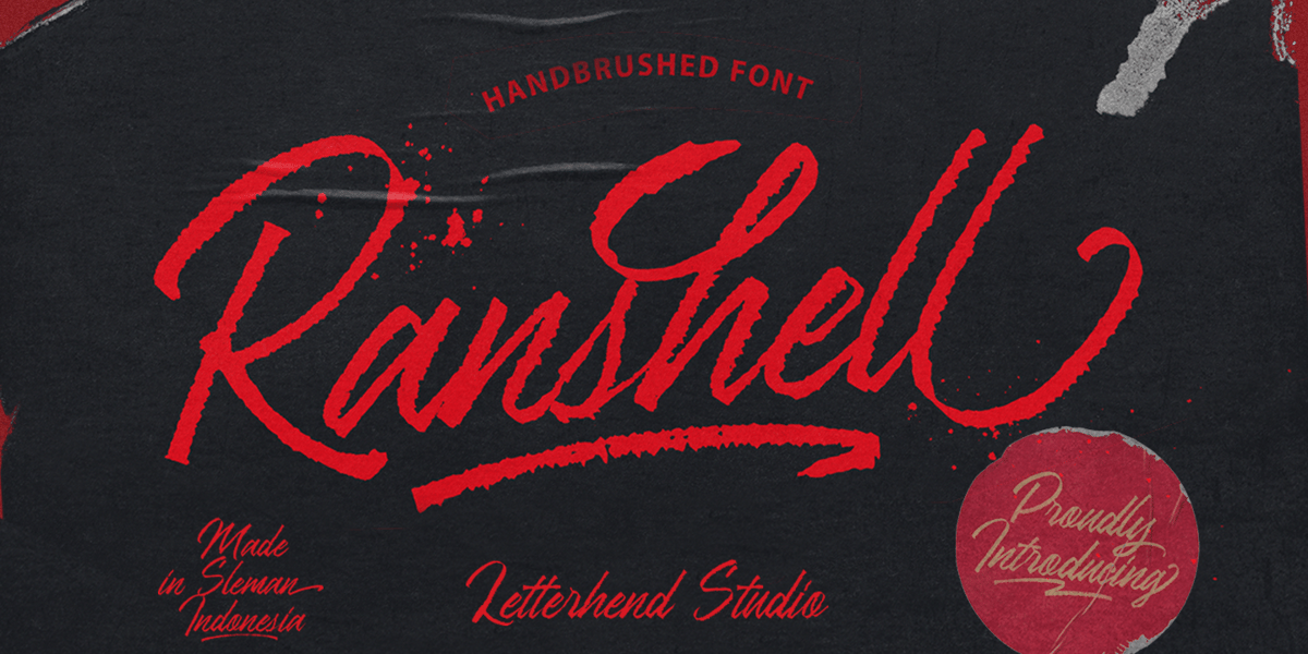 Stanshell Font Ranshell Font | Webfont & Desktop | MyFonts