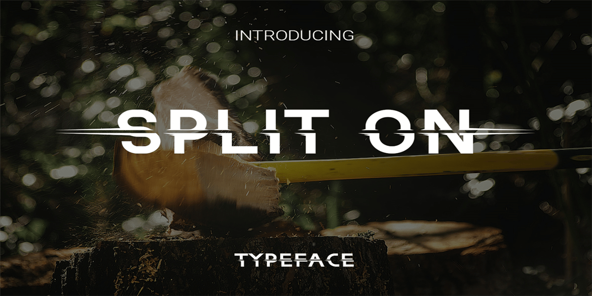 Split Font Mc Split On Font | Webfont & Desktop | MyFonts