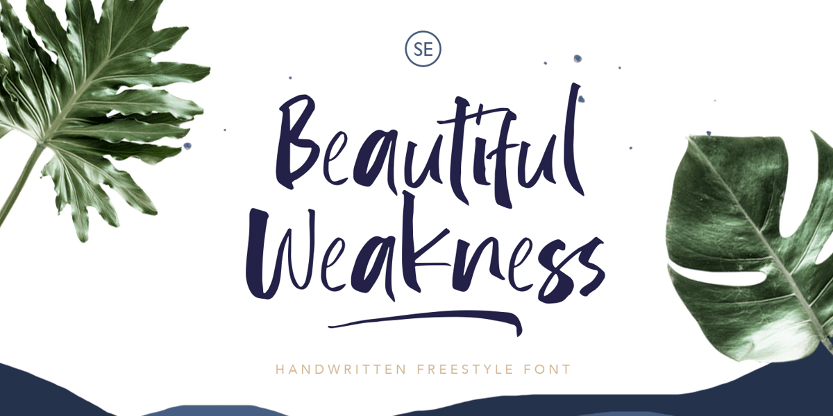 Weak Lettering Beautifull Weakness Font | Webfont & Desktop | MyFonts