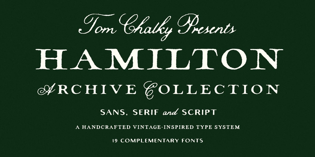 TC Hamilton Archive Script Bold Font | Webfont & Desktop | MyFonts