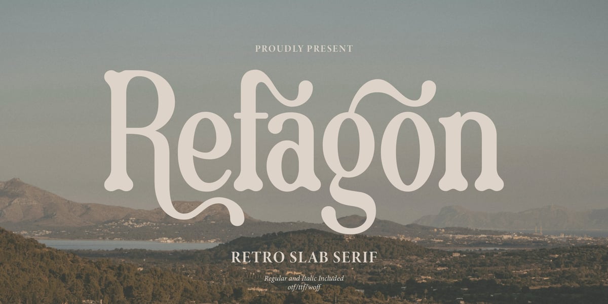 Refon Font Refagon Font | Webfont & Desktop | MyFonts