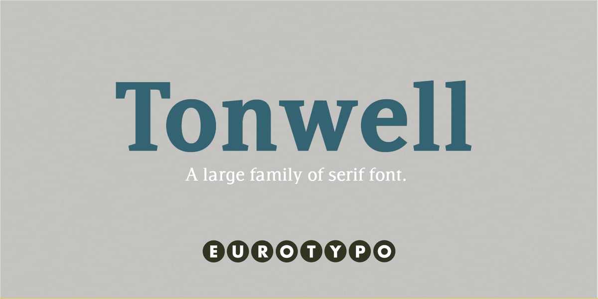 Ton Font Tonwell Font | Webfont & Desktop | MyFonts