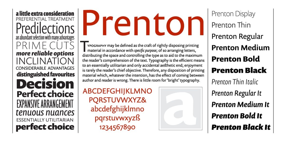 Prenton RP Font | Webfont & Desktop | MyFonts