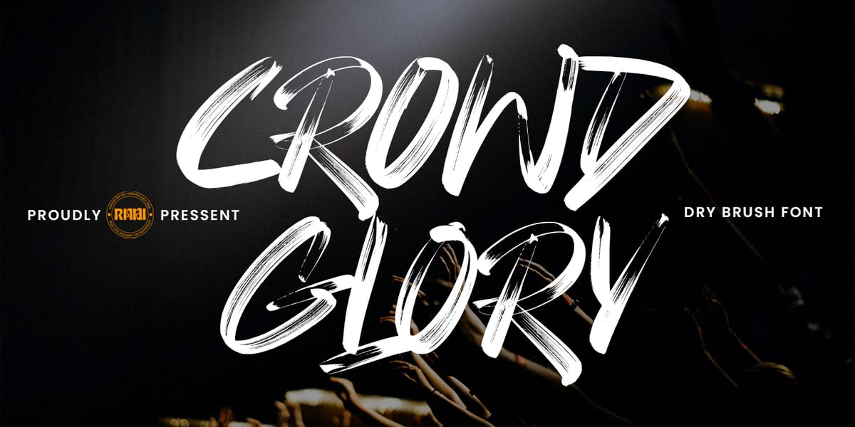 Crowd Glory Font | Webfont & Desktop | MyFonts