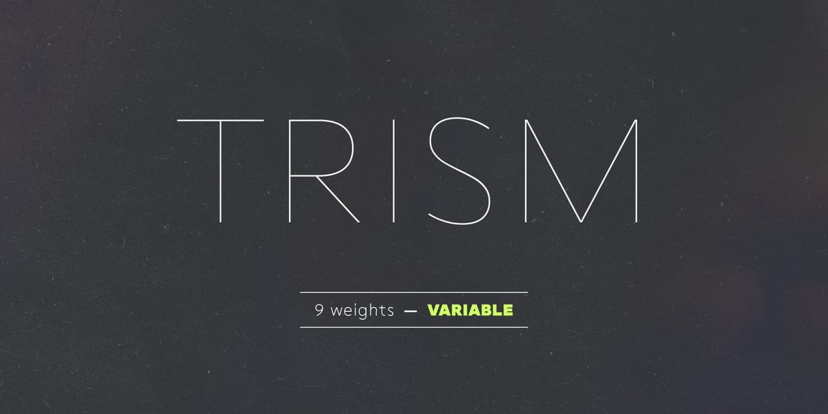 Trism Font | Webfont & Desktop | MyFonts